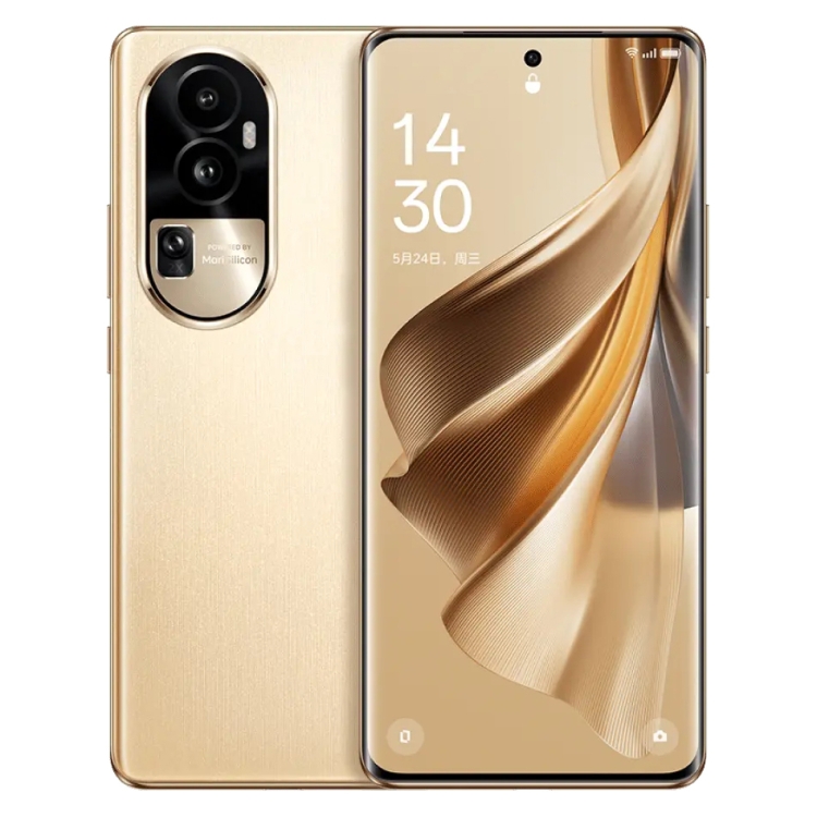 

OPPO Reno10 Pro 5G, 16GB+512GB, 50MP Camera, Triple Back Cameras, Screen Fingerprint Identification, 6.74 inch ColorOS 13.1 / Android 13 Dimensity 8200 Octa Core up to 3.1GHz, Network: 5G, NFC, OTG(Gold)