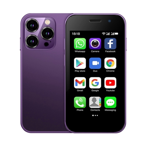 SOIA XS15 Pro, 2GB+16GB, Android 9.0 MTK6737 Quad Core da 3,0 pollici, Bluetooth, WiFi, Rete: 3G, doppia SIM (viola)