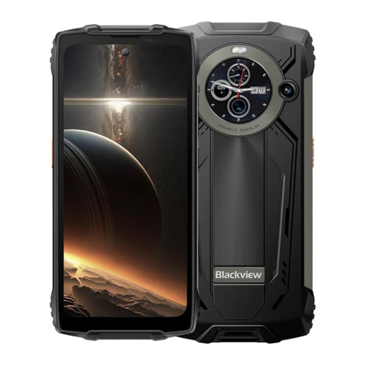 

[HK Warehouse] Blackview BV8200 Rugged Phone, 12GB+256GB, 6.5 inch + 1.3 inch Android 14 MediaTekHelio G100 MT8781, Network: 4G, NFC (Black)