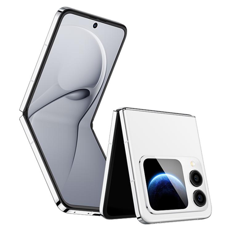 

Huawei nova Flip S, 12GB+512GB, Side Fingerprint Identification, 6.94 inch + 2.14 inch HarmonyOS 5.1 Octa Core, NFC, OTG, Not Support Google Play (White)