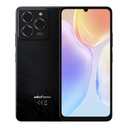 

[HK Warehouse] Ulefone Note 20 Pro, 4GB+128GB, Face ID & Side Fingerprint, 6000mAh, 6.75 inch Android 14 Unisoc T606 Octa Core, Network: 4G, Dual SIM, OTG (Satin Black)