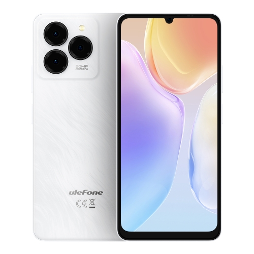 

[HK Warehouse] Ulefone Note 20 Pro, 4GB+128GB, Face ID & Side Fingerprint, 6000mAh, 6.75 inch Android 14 Unisoc T606 Octa Core, Network: 4G, Dual SIM, OTG (Ribbons White)