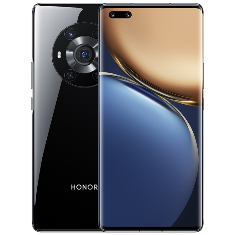 

Honor Magic3 5G ELZ-AN00, 8GB+256GB, China Version, Triple Back Cameras, Screen Fingerprint Identification, 4600mAh Battery, 6.76 inch Magic UI 5.0 (Android 11) Snapdragon 888 Octa Core up to 2.84GHz, Network: 5G, OTG, NFC, Not Support Google Play(Jet Bla