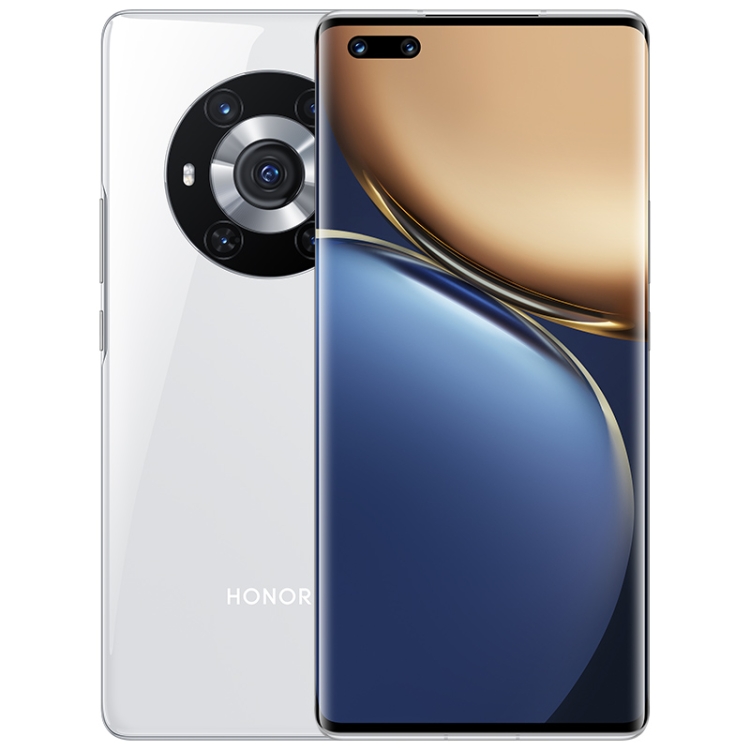 

Honor Magic3 5G ELZ-AN00, 8GB+256GB, China Version, Triple Back Cameras, Screen Fingerprint Identification, 4600mAh Battery, 6.76 inch Magic UI 5.0 (Android 11) Snapdragon 888 Octa Core up to 2.84GHz, Network: 5G, OTG, NFC, Not Support Google Play(White)