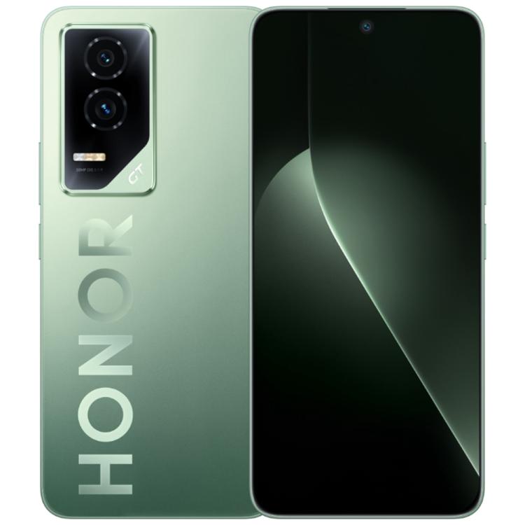 

Honor GT, 12GB+512GB, In-screen Fingerprint, 6.7 inch MagicOS 9.0 Android 15.0 Snapdragon 8 Gen 3 Octa Core, Network: 5G, OTG, NFC (Green)