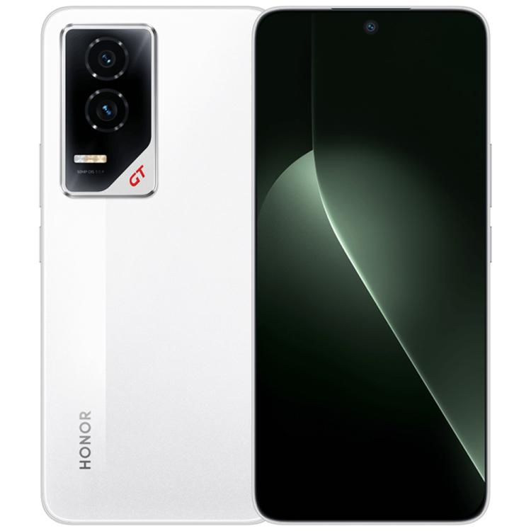 

Honor GT, 16GB+1TB, In-screen Fingerprint, 6.7 inch MagicOS 9.0 Android 15.0 Snapdragon 8 Gen 3 Octa Core, Network: 5G, OTG, NFC (White)