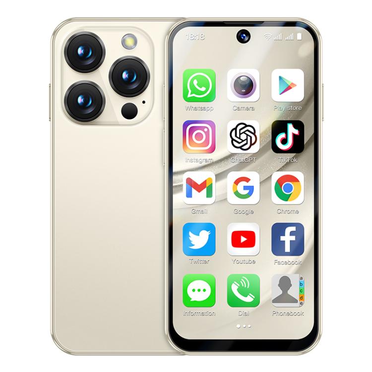 

SOYES XS19 Pro, 4GB+64GB, 3.8 inch Android 12.0 MTK6762 Quad Core, Network: 4G, Dual SIM, GPS, OTG, Support Google Play Store (Beige)