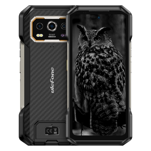 

[HK Warehouse] Ulefone Armor 27 Rugged Phone, 12GB+256GB, Night Vision, 10600mAh, 6.78 inch Android 14 MediaTek Helio G99 Octa Core, Network: 4G, NFC, OTG (Black)