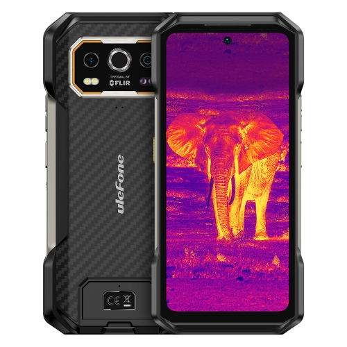 

[HK Warehouse] Ulefone Armor 27T Rugged Phone, 12GB+256GB, Thermal Imager, Night Vision, 10600mAh, 6.78 inch Android 14 MediaTek Helio G99 Octa Core, Network: 4G, NFC, OTG (Black)