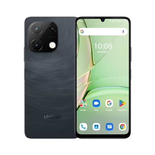 

[HK Warehouse] UMIDIGI G9T, 4GB+128GB, Face ID & Side Fingerprint Identification, 6.75 inch Android 14 UNISOC T606 Octa Core, Network: 4G (Rock Black)