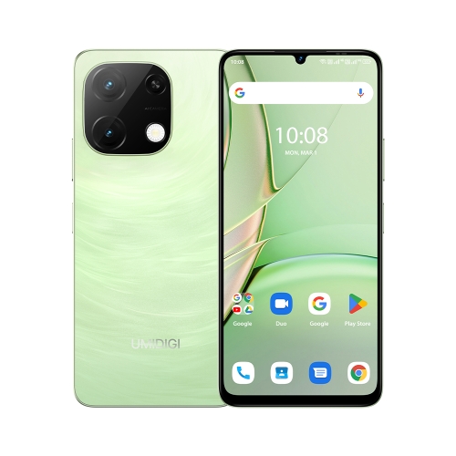 

[HK Warehouse] UMIDIGI G9T, 4GB+128GB, Face ID & Side Fingerprint Identification, 6.75 inch Android 14 UNISOC T606 Octa Core, Network: 4G (Light Grass Green)