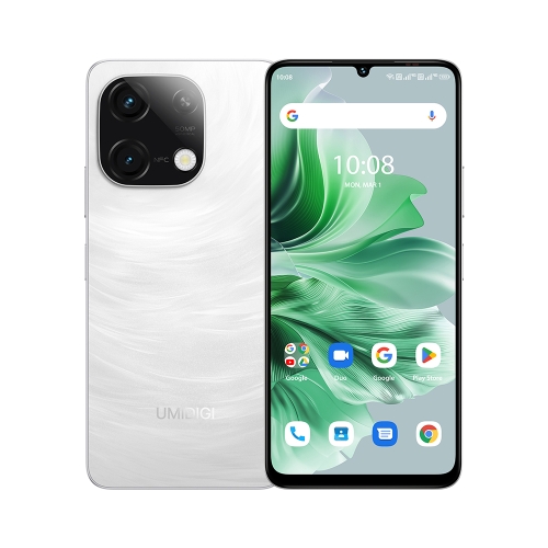 

[HK Warehouse] UMIDIGI G9C, 6GB+128GB, Face ID & Side Fingerprint Identification, 6.75 inch Android 14 MediaTek Helio G36 Octa Core, Network: 4G (Galaxy White)