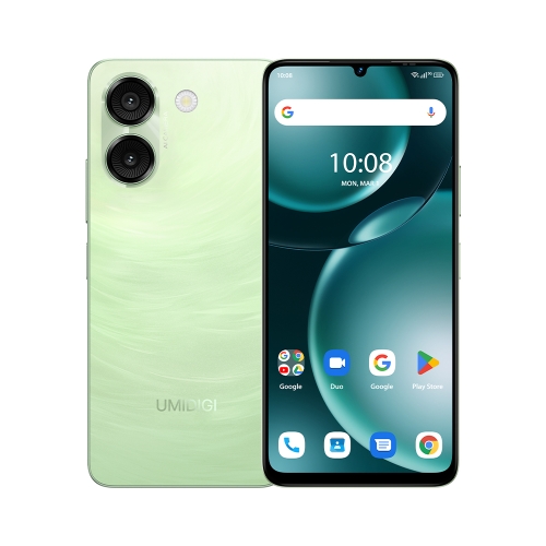 [HK Warehouse] UMIDIGI G9A, 4GB+64GB, Face ID Identification, 6.75 inch Android 14 Go UNISOC SC9863A Octa Core, Network: 4G (Galaxy Green)