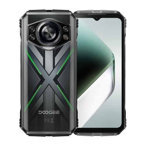 

[HK Warehouse] DOOGEE S Cyber Pro, Side Fingerprint, Night Vision, 12GB+512GB, 6.6 inch Android 14 Helio G100 Octa Core, Network: 4G, OTG, NFC (Black Green)