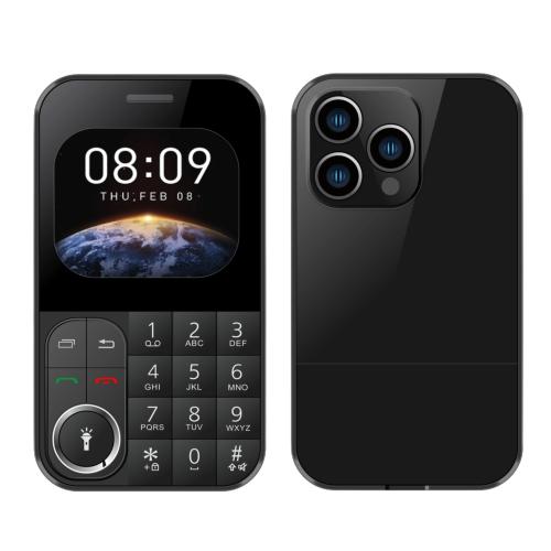 

V9 Card Mobile Phone, 2.01 inch, MTK6261D, Support Bluetooth, FM, Torch, GSM, Dual SIM (Black)