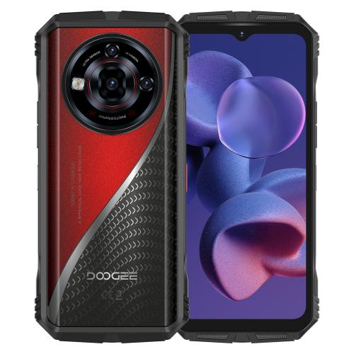 

[HK Warehouse] DOOGEE S118 Pro Rugged Phone, 8GB+512GB, 6.6 inch Android 14 MediaTek Dimensity 7050 Octa Core, Network: 5G, OTG, NFC (Black Red)