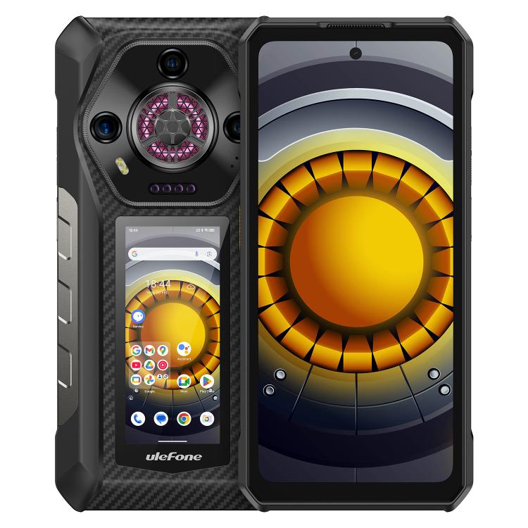 

[HK Warehouse] Ulefone Armor 30 Pro Rugged Phone, 16GB+512GB, Night Vision, 6.95 inch + 3.4 inch Dual Screen Android 14 MediaTek Dimensity 7300X Octa Core, Network: 5G, OTG, NFC (Black)