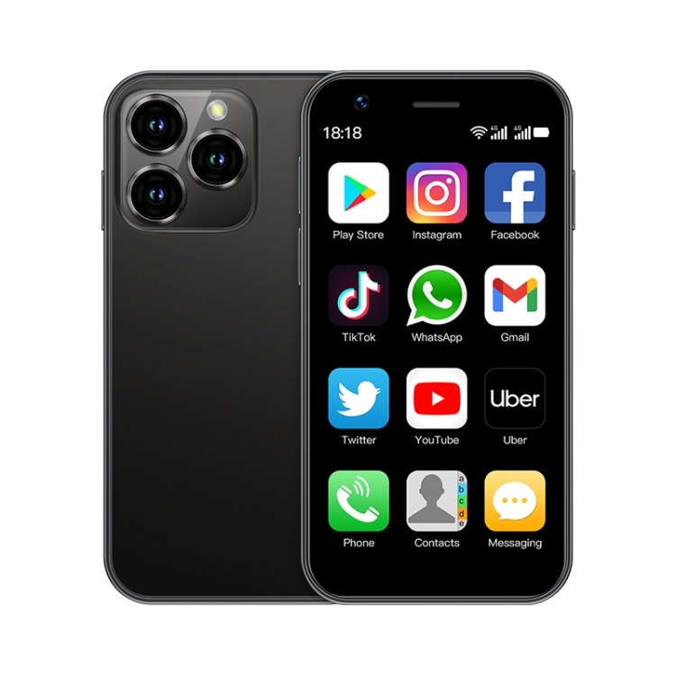 

SOYES XS16, 2GB+16GB, 3.0 inch Android 10.0 MTK6737 Quad Core, Bluetooth, WiFi, Network: 4G, Dual SIM, Support Google Play Store (Black)