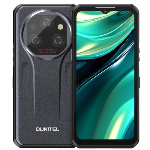 

[HK Warehouse] Oukitel WP39 5G Rugged Phone, 6GB+256GB, Night Vision, Fingerprint Identification, 6.6 inch MediaTek Dimensity 6100+ Octa Core, NFC, OTG, Network: 5G (Black)