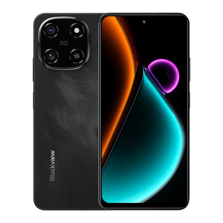 

[HK Warehouse] Blackview COLOR 6, 8GB+128GB, Fingerprint & Face Identification, 6.67 inch Android 15 MediaTek Helio G81 Octa Core, Network: 4G (Midnight Black)