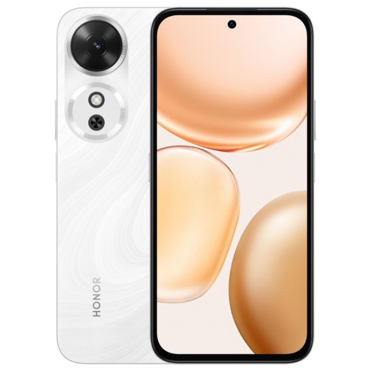 

Honor Play 60m, 8GB+256GB, Side Fingerprint, 6.61 inch MagicOS 9.0 Dimensity 6300 Octa Core, Network: 5G, OTG (White)
