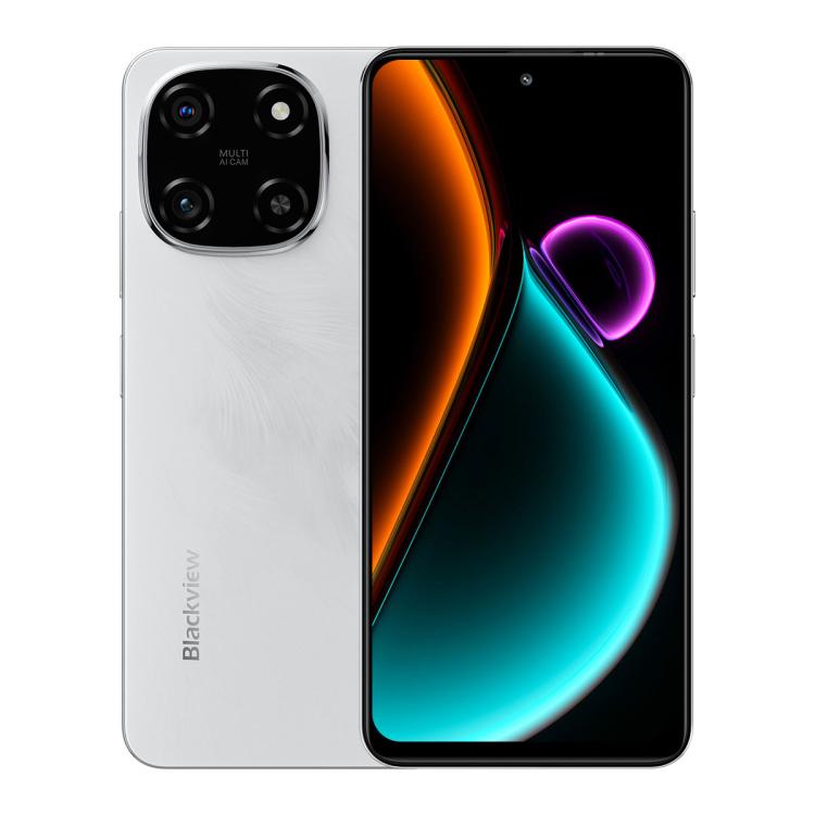 

[HK Warehouse] Blackview COLOR 6, 8GB+256GB, Fingerprint & Face Identification, 6.67 inch Android 15 MediaTek Helio G81 Octa Core, Network: 4G (Snowy White)