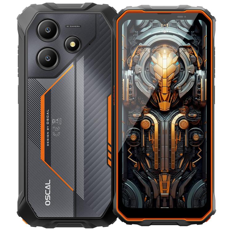 

[HK Warehouse] Blackview Oscal Marine 2, 8GB+256GB, 6.56 inch Android 15 Unisoc UMS9230E T615 Octa Core, Network: 4G, OTG, NFC (Orange)