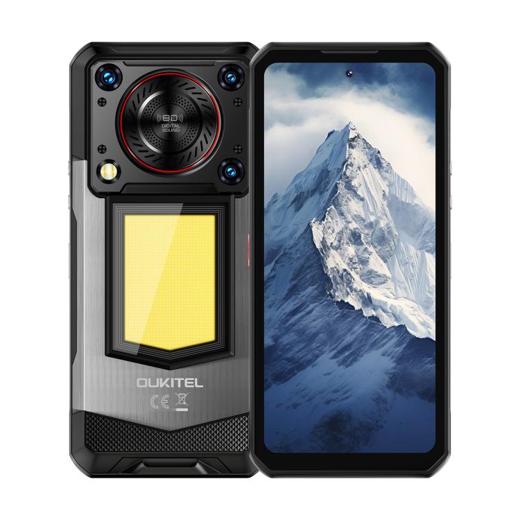 

[HK Warehouse] Oukitel WP56 Rugged Phone, 12GB+512GB, 108MP Camera, Fingerprint Identification, 6.8 inch Android 15 MTK Dimensity 7050 Octa Core, NFC, OTG, Network: 5G (Black)
