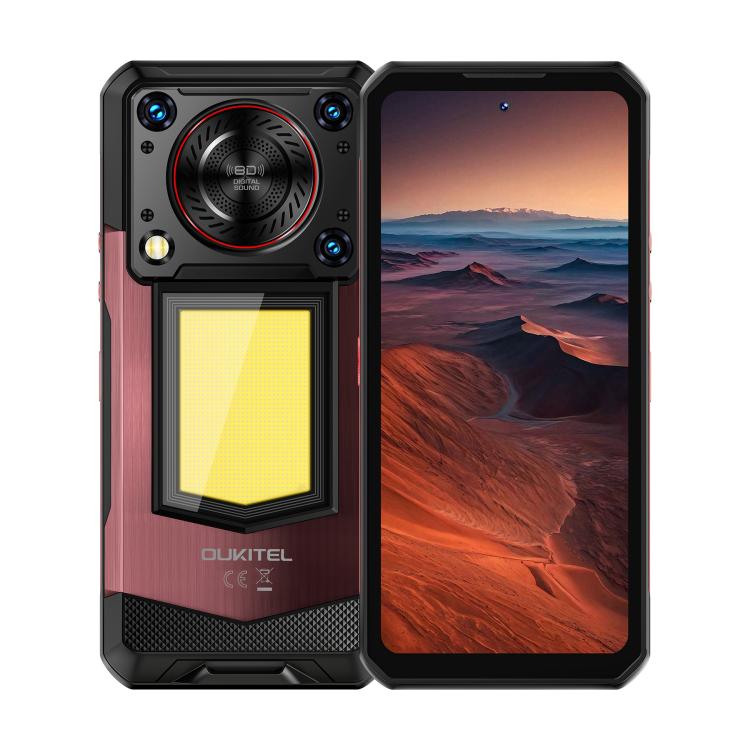 

[HK Warehouse] Oukitel WP56 Rugged Phone, 12GB+512GB, 108MP Camera, Fingerprint Identification, 6.8 inch Android 15 MTK Dimensity 7050 Octa Core, NFC, OTG, Network: 5G (Red)