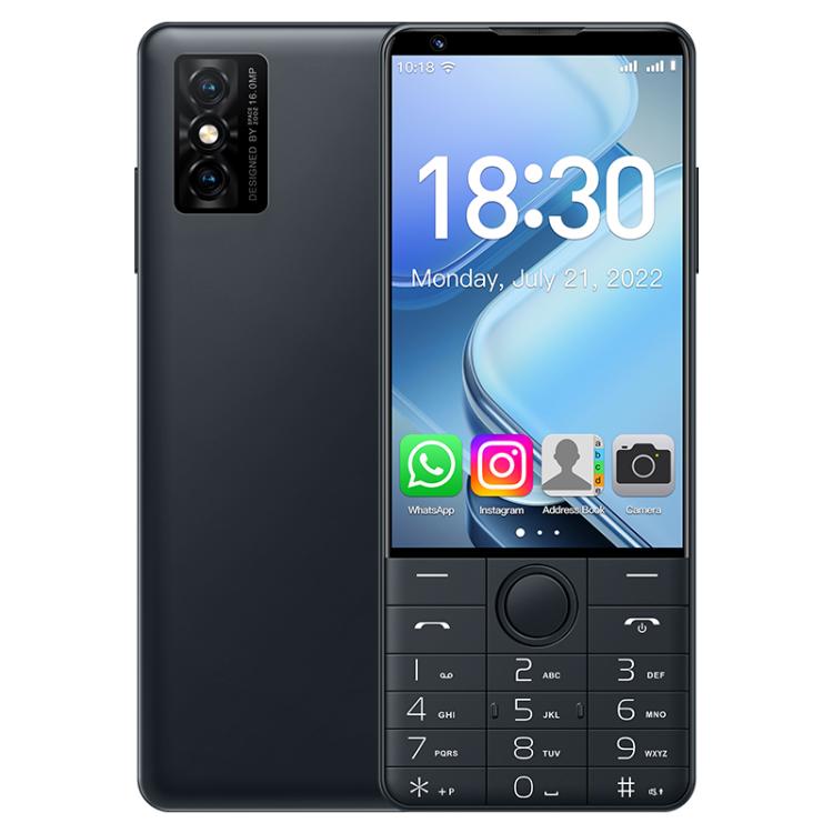 

DOOV R70 Keypad Phone, 6GB+128GB, 4 inch Android 13 Mediatek MT6765 Octa Core, Network: 4G, Support Google Store, with Camera (Black)