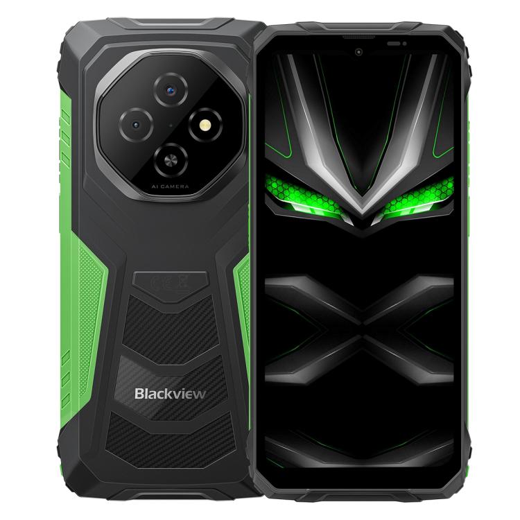 

[HK Warehouse] Blackview FORT 1, 6GB+256GB, 6.56 inch Android 15 Unisoc UMS9230E T615 Octa Core, Network: 4G, OTG, NFC (Green)