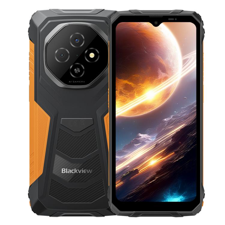 

[HK Warehouse] Blackview FORT 1, 4GB+128GB, 6.56 inch Android 15 Unisoc UMS9230E T615 Octa Core, Network: 4G, OTG, NFC (Orange)