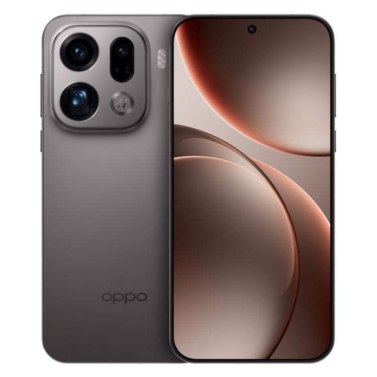

OPPO Find X9 Pro AI Phone, 12GB+256GB, Screen Fingerprint, 6.78 inch ColorOS 16.0 Dimensity 9500 Octa Core, NFC, OTG, Network: 5G (Titanium Color)