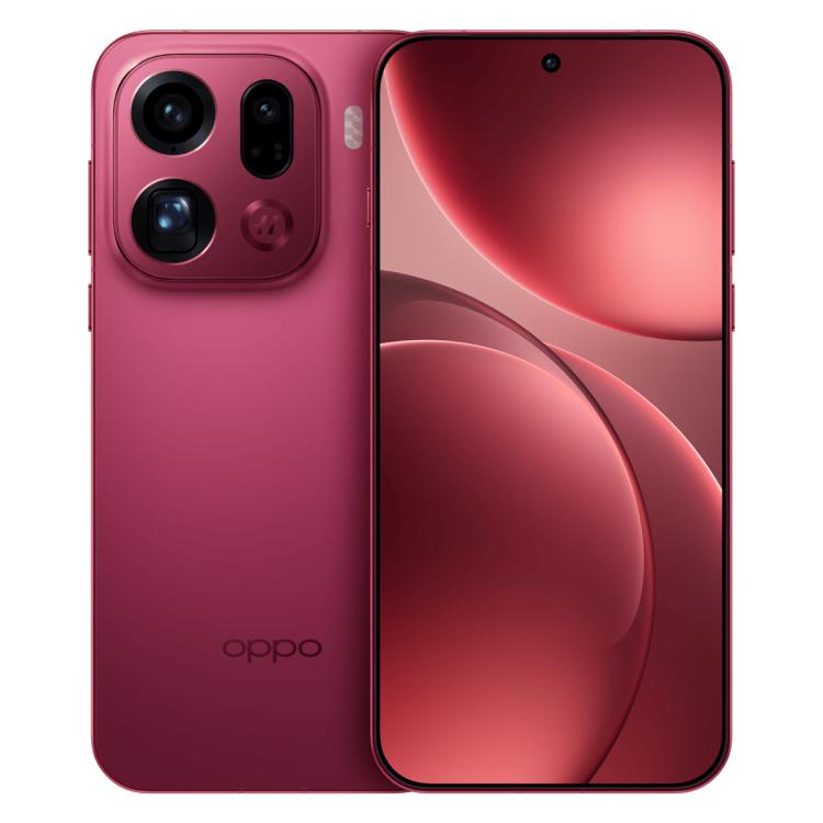 

OPPO Find X9 Pro AI Phone, 16GB+512GB, Screen Fingerprint, 6.78 inch ColorOS 16.0 Dimensity 9500 Octa Core, NFC, OTG, Network: 5G (Red)