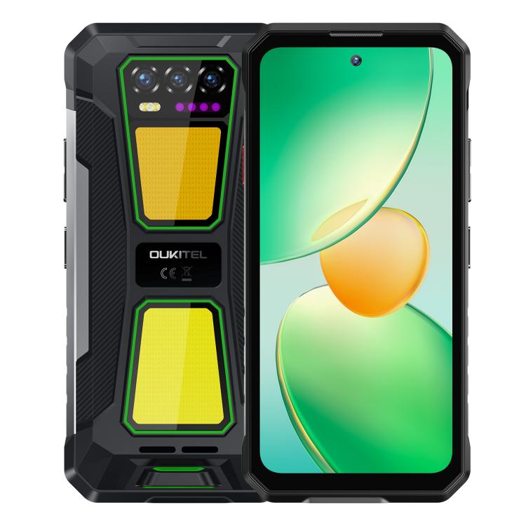 

[HK Warehouse] Oukitel WP58 Pro Rugged Phone, 8GB+512GB, Side Fingerprint Identification, 6.7 inch Android 15 UMS9621S Octa Core, NFC, OTG, Network: 5G (Green)