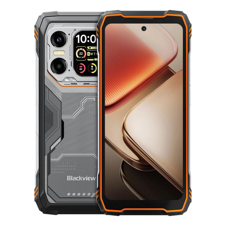 

[HK Warehouse] Blackview XPLORE 1, 12GB+256GB, 6.78 inch Android 15 Dimensity 7050 MT8791V/HZA Octa Core, Network: 5G, OTG, NFC (Orange)