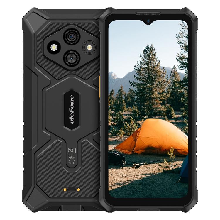 

[HK Warehouse] Ulefone RugKing 3 Pro, 8GB+128GB, IP68/IP69K Rugged Phone, 6.56 inch Android 15 Unisoc T7250 Octa Core, Network: 4G, NFC, OTG (Black)
