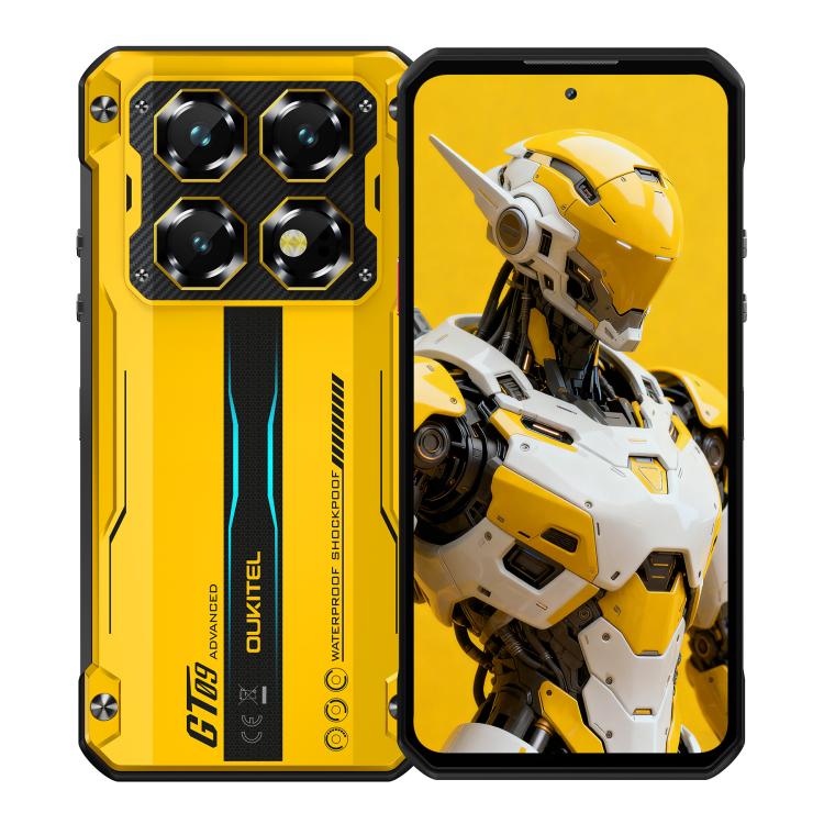 

[HK Warehouse] Oukitel WP60 Rugged Phone, 8GB+256GB, Night Vision, 108MP Camera, Side Fingerprint, 7.2 inch Android 15 MediaTek Dimensity 7025 Octa Core, NFC, OTG, Network: 5G (Yellow)