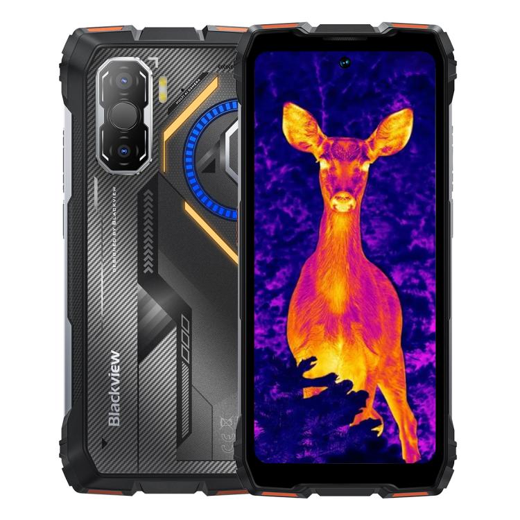 

[HK Warehouse] Blackview ROCK 3 Rugged Phone, Thermal Imager, 8GB+256GB, 6.78 inch Android 16 MT8781 Helio G100 Octa Core, Network: 4G, OTG, NFC (Orange)