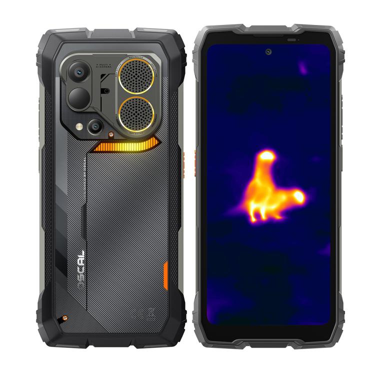 

[HK Warehouse] Blackview Oscal Pilot 6 Thermal Rugged Phone, 12GB+256GB, Night Vision Camera, 6.78 inch Android 16 MediaTek MT8781 Helio G100 Octa Core, Network: 5G, OTG, NFC (Black)