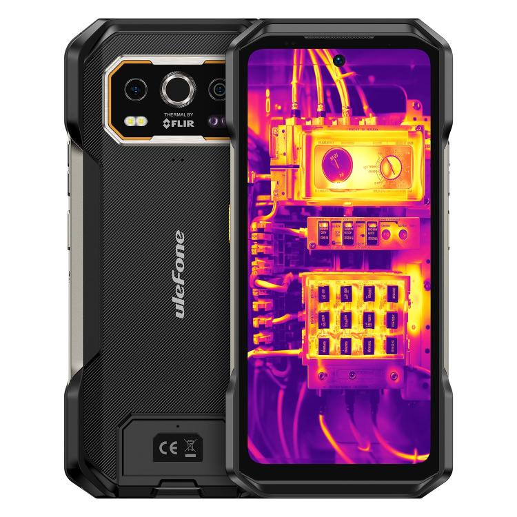 

[HK Warehouse] Ulefone Armor 27T Pro+ Rugged Phone, FLIR 3.5 Thermal Imaging, 12GB+256GB, Night Vision, 10600mAh, 6.78 inch Android 15 MediaTek Dimensity 6300 Octa Core, Network: 5G, NFC (Black)