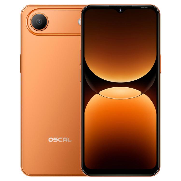 

[HK Warehouse] Blackview Oscal FLAT 3C, 4GB+128GB, 6.56 inch Android 16 Unisoc UMS312 T310 Quad Core, OTG, Network: 4G (Orange)