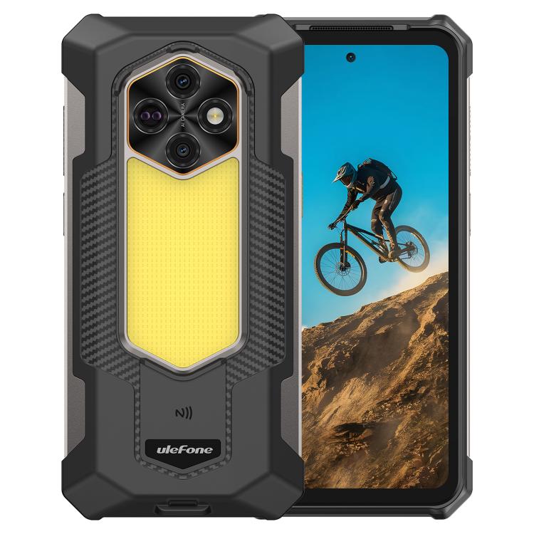 [HK Warehouse] Ulefone RugKing 5 Pro Rugged Phone, 8GB+256GB, Side Fingerprint, 20000mAh Battery, 6.78 inch Android 16 Unisoc T7250 Octa Core, Network: 4G, NFC, OTG (Black)