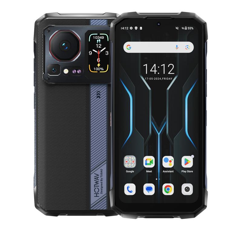 [HK Warehouse] HOTWAV Cyper 16 Pro Rugged Phone, 8GB+512GB, 6.6 inch Android 15 MediaTek MT6789H Helio G100 Octa Core, Network: 4G, OTG, NFC (Black)