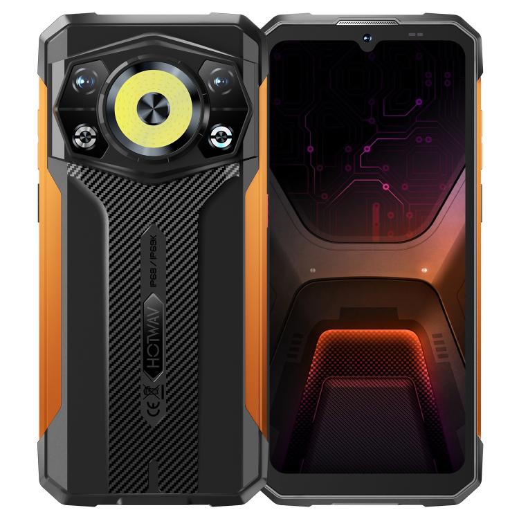 

[HK Warehouse] HOTWAV Cyber 17 Rugged Phone, 6GB+128GB, 6.75 inch Android 16 Unisoc T7250 UMS9230E Octa Core, Network: 4G, NFC, OTG (Orange)