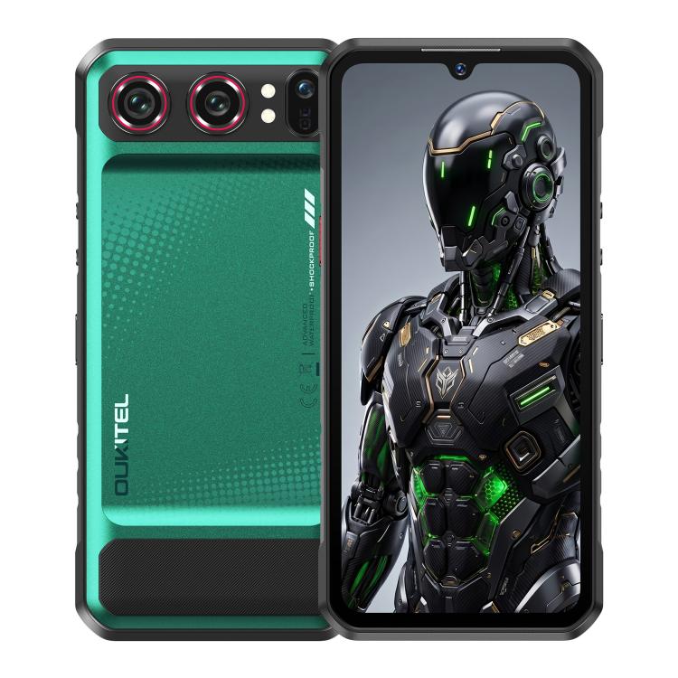 [HK Warehouse] Oukitel WP68 Air 5G Rugged Phone, 12GB+512GB, Night Vision, Fingerprint Identification, 6.88 inch Android 16 MediaTek Dimensity 7025 Octa Core, NFC, OTG, Network: 5G (Green)