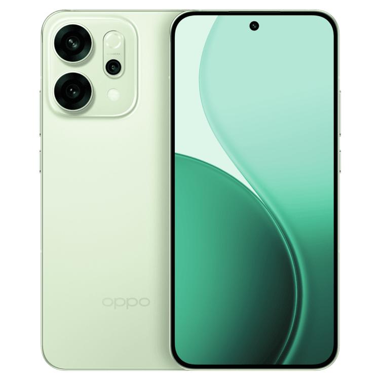 

OPPO Reno14 AI Phone, 12GB+256GB, Screen Fingerprint, 6.59 inch ColorOS 15.0 Dimensity 8350 Octa Core, NFC, OTG, Network: 5G (Green)