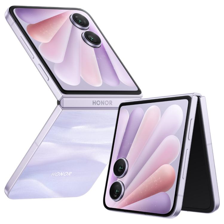 

Honor Magic V Flip2, 12GB+512GB, 6.82 inch + 4.0 inch MagicOS 9.0.1 Android 15 Snapdragon 8 Gen 3 Octa Core, Network: 5G, NFC, OTG (Purple)