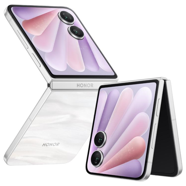 

Honor Magic V Flip2, 12GB+512GB, 6.82 inch + 4.0 inch MagicOS 9.0.1 Android 15 Snapdragon 8 Gen 3 Octa Core, Network: 5G, NFC, OTG (White)