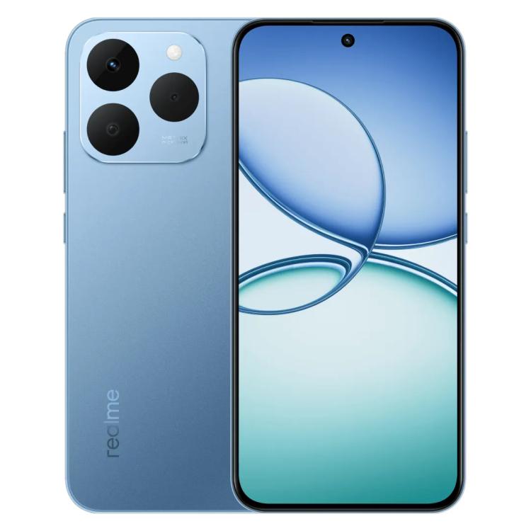 

Realme 15T, 8GB+128GB, Screen Fingerprint Identification, 6.57 inch Realme UI 6.0 Android 15 MediaTek Dimensity 6400 Max Octa Core, NFC, Network: 5G (Blue)